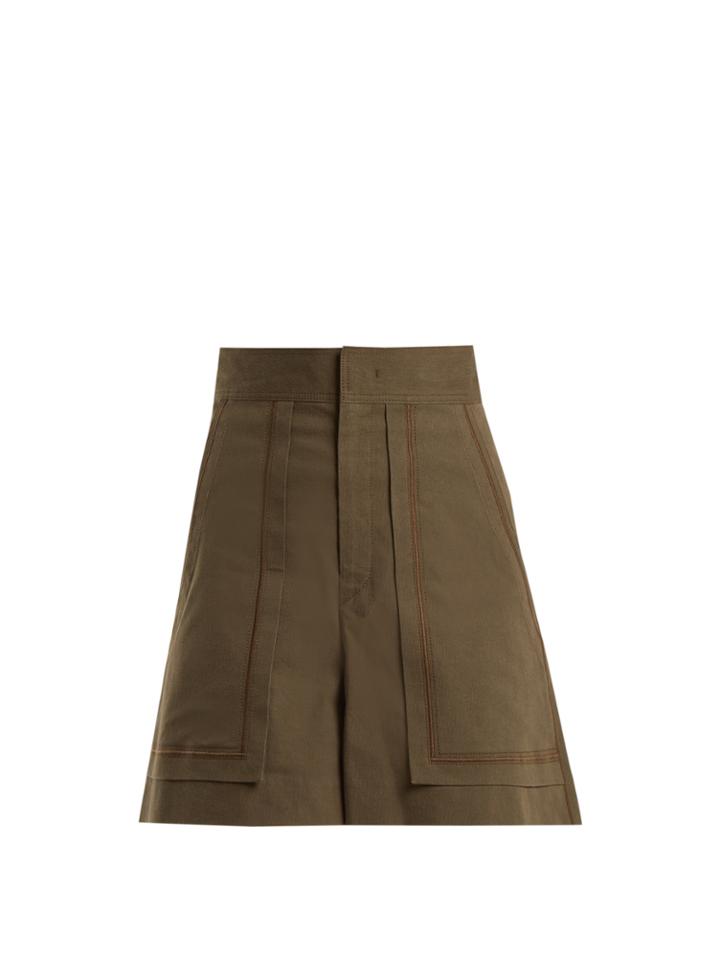 Isabel Marant Lucky A-line High-waist Shorts