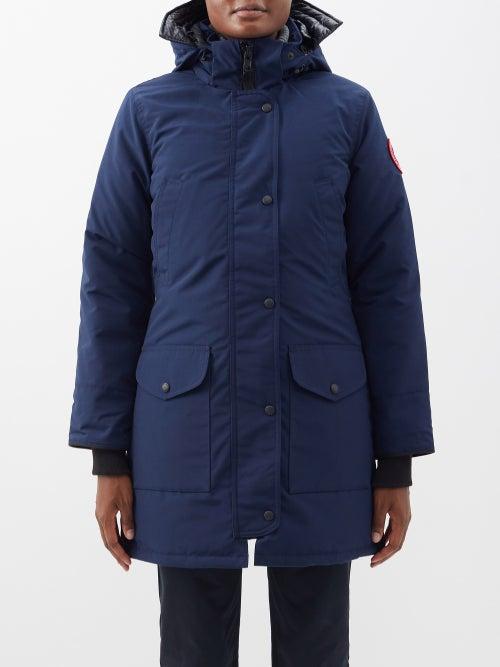 Canada Goose - Trillium Recycled Hooded Down Coat - Womens - Navy