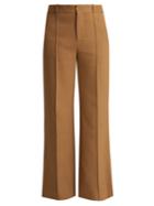 See By Chloé City Wide-leg Cotton-blend Trousers