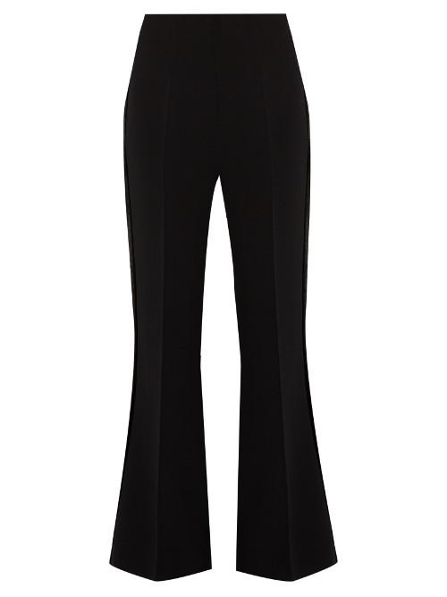 Roland Mouret Connor Stretch-cady Kick-flare Trousers