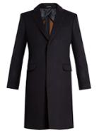 Alexander Mcqueen Frayed-edge Single-breasted Coat