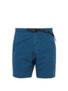 Matchesfashion.com Gramicci - Belted Stretch Cotton Twill Shorts - Mens - Blue