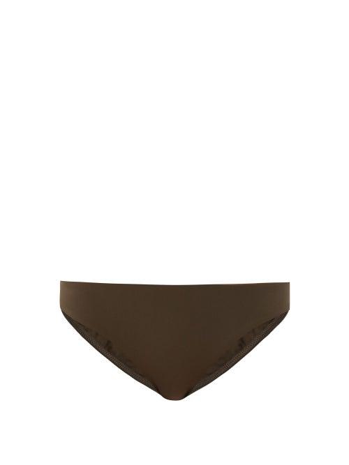 Matchesfashion.com Matteau - The Classic Bikini Briefs - Womens - Dark Green