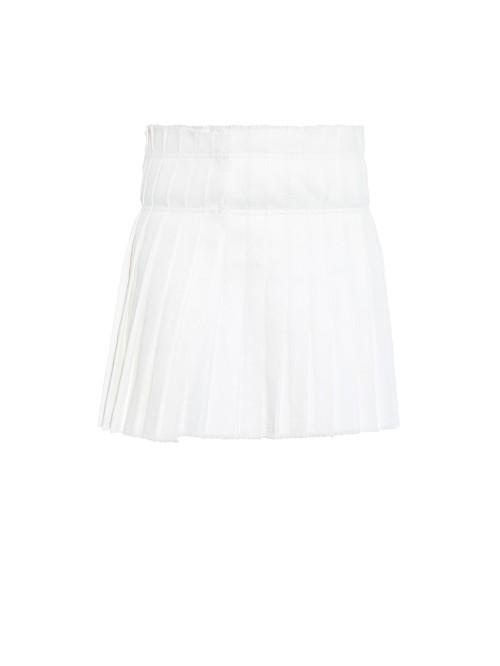 Isabel Marant Kib Pleated Cotton Wrap Skirt