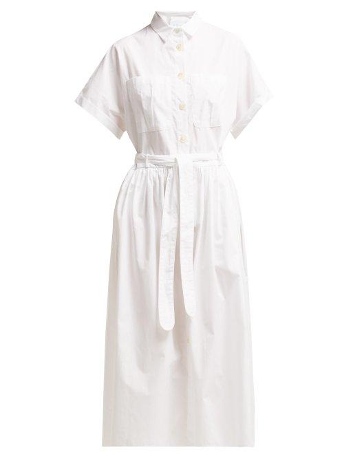 Matchesfashion.com Loup Charmant - Pamlico Cotton Shirtdress - Womens - White
