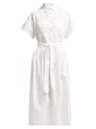 Matchesfashion.com Loup Charmant - Pamlico Cotton Shirtdress - Womens - White