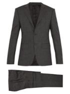 Givenchy Micro-checked Wool-blend Suit