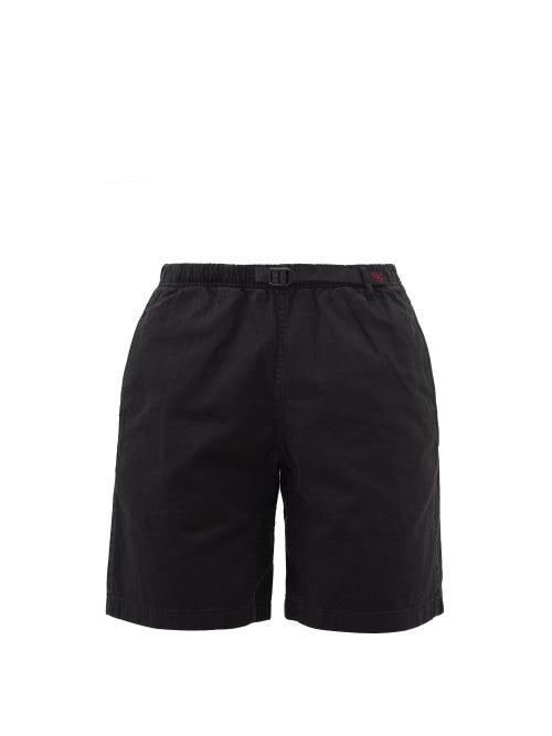 Gramicci - Belted Cotton-twill Shorts - Mens - Black
