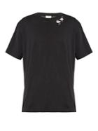 Saint Laurent Flamingo-print Crew-neck Jersey T-shirt
