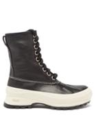 Jil Sander - Chunky-sole Grained-leather Boots - Womens - Black