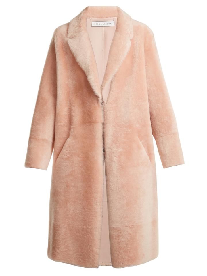 Inès & Maréchal Colette Peak-lapel Shearling Coat