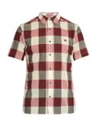 Burberry Short-sleeved Checked Cotton-blend Shirt