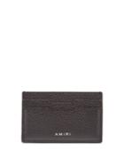 Amiri - Iconic Logo-print Grained-leather Cardholder - Mens - Black