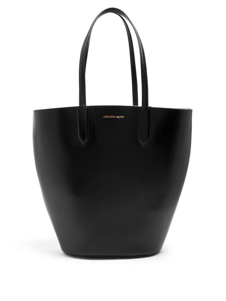 Alexander Mcqueen Basket Small Leather Tote