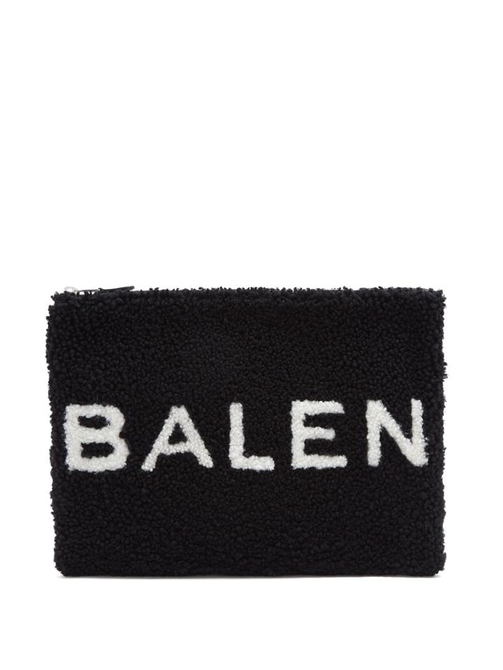 Balenciaga Shearling Pouch