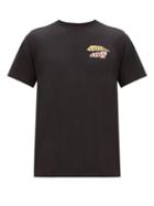 Matchesfashion.com Saturdays Nyc - Decade Logo Print Cotton T Shirt - Mens - Black