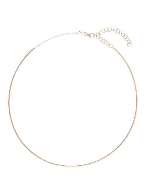 Diane Kordas Diamond & Rose-gold Necklace