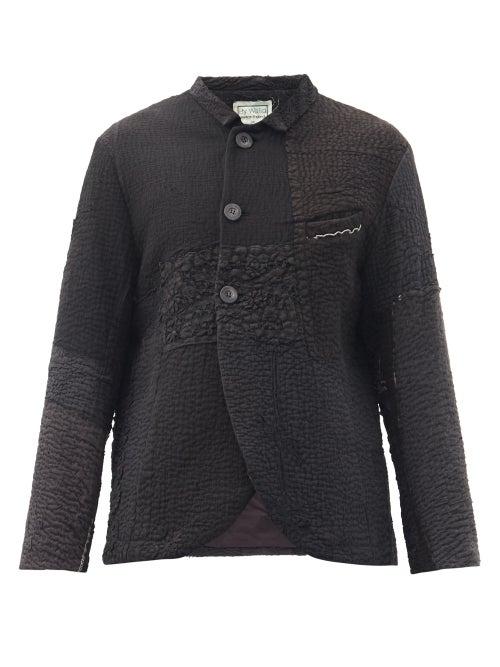 Matchesfashion.com By Walid - Martin Upcycled Cotton Patchwork Jacket - Mens - Black