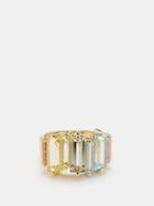 Suzanne Kalan - Amalfi Topaz, Morganite, Citrine & 14kt Gold Ring - Womens - Pink Multi