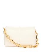 Matchesfashion.com Wandler - Carly Mini Chunky-chain Leather Shoulder Bag - Womens - Ivory