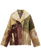 By Walid - Malika 17 & 18th-century Silk And Velvet Jacket - Womens - Light Multi