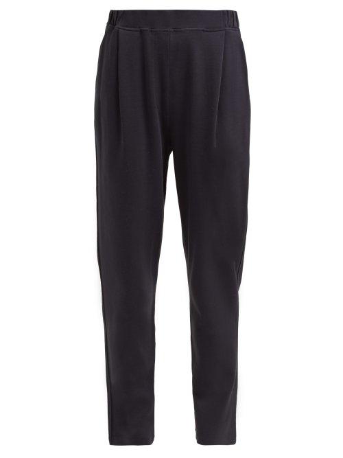Matchesfashion.com Max Mara Leisure - Udine Leggings - Womens - Navy
