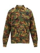 Matchesfashion.com Off-white - Camouflage Cotton-ripstop Shirt - Mens - Green