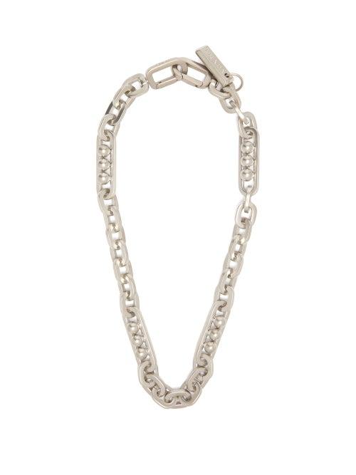 Matchesfashion.com Prada - Ball And Loop Chain Necklace - Mens - Silver