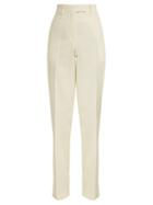 Matchesfashion.com Calvin Klein 205w39nyc - Side Striped Wool Trousers - Womens - White