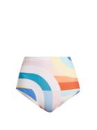 Mara Hoffman Meridan-print High-rise Bikini Briefs