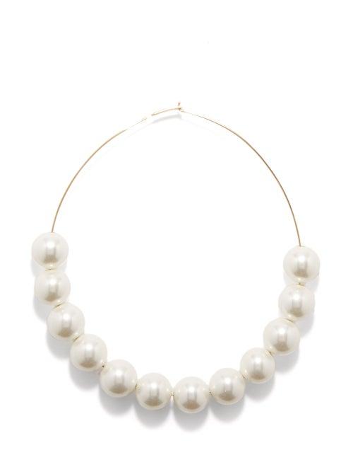 Jil Sander - Faux-pearl Choker - Womens - Pearl