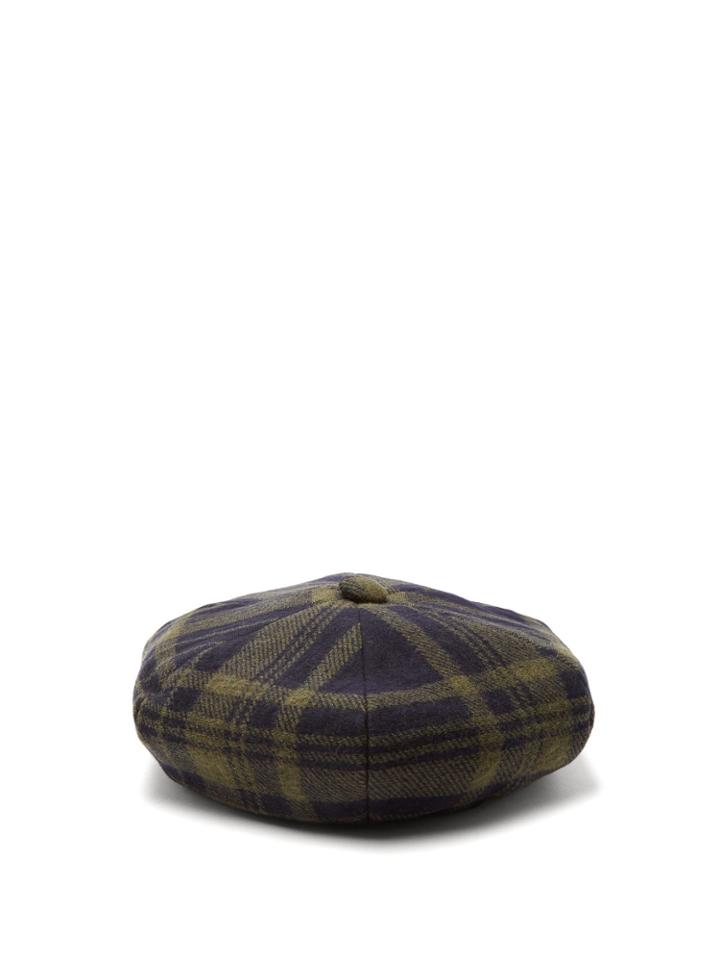 Sonia Rykiel Tartan Wool Beret