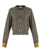 Toga Bead-embellished Wool-blend Cardigan