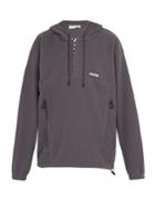 Off-white Polar Fleece Hooded Jacket