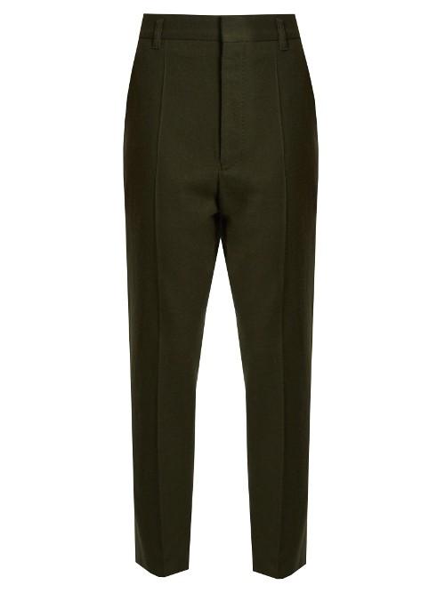 Haider Ackermann Proud Wool Cropped Trousers