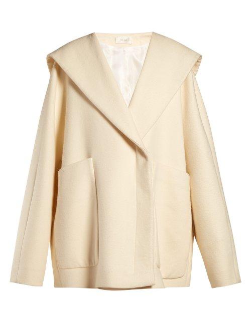 Matchesfashion.com The Row - Ernesty Double Faced Wool Jacket - Womens - Cream