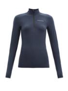 Matchesfashion.com Peak Performance - Magic Wool-blend Base-layer Top - Womens - Dark Navy