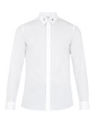 Givenchy Single-cuff Collar-tipped Cotton Shirt