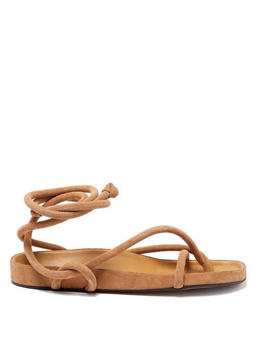 Matchesfashion.com Isabel Marant - Lastroh Rope Suede Sandals - Mens - Beige