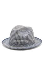 Matchesfashion.com Guanabana - Geometric Straw Panama Hat - Mens - Beige Multi