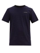 Matchesfashion.com Saturdays Nyc - Brandon Feeder Striped Cotton T Shirt - Mens - Black Multi