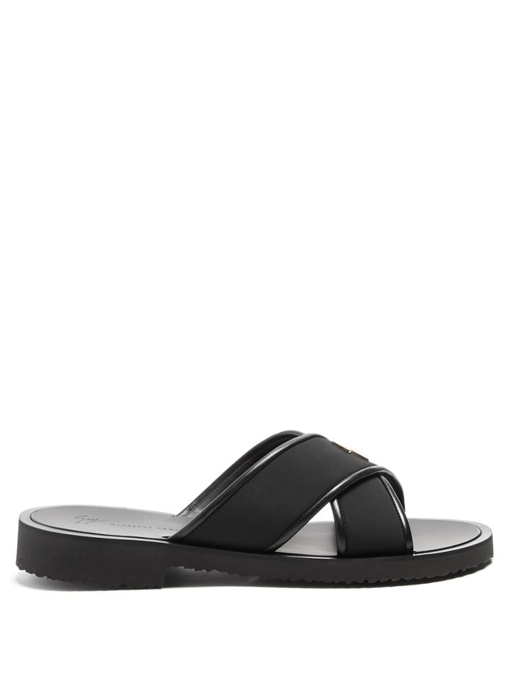Giuseppe Zanotti Carlito Cross-strap Slides