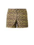 Dan Ward Rectangular-print Swim Shorts
