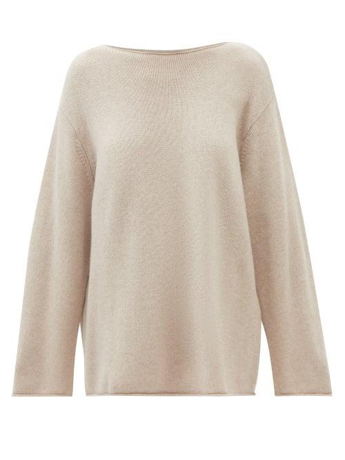 Lisa Yang - Taylor Oversized Cashmere Sweater - Womens - Beige