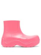Matchesfashion.com Bottega Veneta - Bv Puddle Biodegradable-rubber Ankle Boots - Womens - Fuchsia