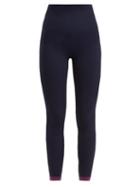 Matchesfashion.com Lndr - Freefall Compression Performance Leggings - Womens - Navy Multi