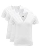 Mm6 Maison Margiela - Pack Of Three Cotton-jersey T-shirts - Womens - White