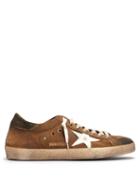 Matchesfashion.com Golden Goose Deluxe Brand - Super Star Low Top Suede Trainers - Mens - Brown Multi