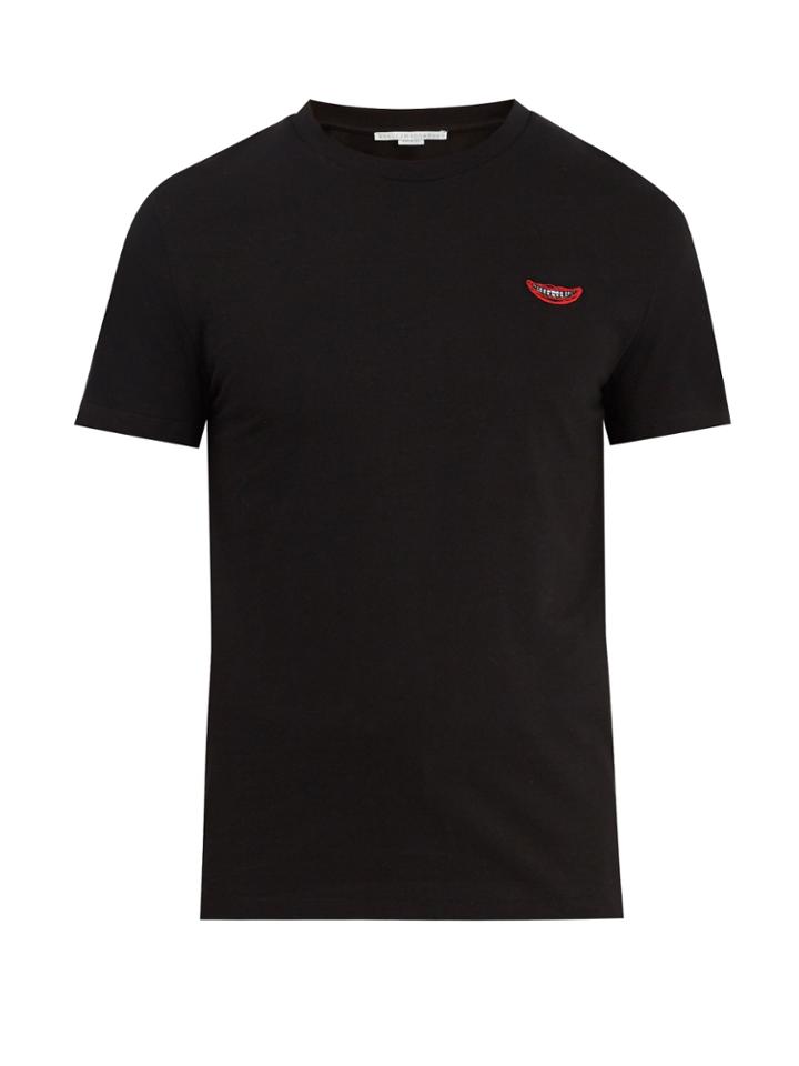 Stella Mccartney Idol Embroidered Printed Cotton T-shirt