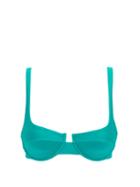 Matchesfashion.com Fisch - Grenadins Bikini Top - Womens - Light Blue